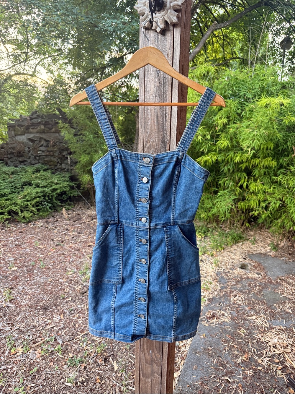 H&M Divided Light Blue Denim Skirt